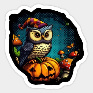 Happy Halloween by Owl 02 Sticker